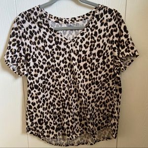 Cheetah Print Tee